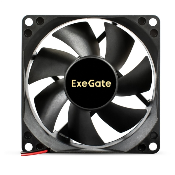 Exegate EX295239RUS Вентилятор 12В DC ExeGate ExtraPower EP08025B2P (80x80x25 мм, 2-Ball (двойной ша низкие цены купить в Тюмени