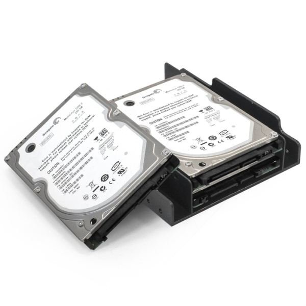 Exegate EX292545RUS Салазки (переходник) ExeGate HD-22T3P пластиковые для установки 2xHDD/SSD 2.5" в низкие цены купить в Тюмени