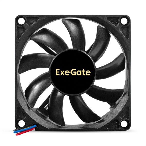 Exegate EX295237RUS Вентилятор 12В DC ExeGate ExtraPower EP08015B2P (80x80x15 мм, 2-Ball (двойной ша низкие цены купить в Тюмени