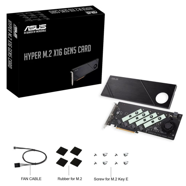 Контроллер ASUS HYPER M.2 X16 GEN5 CARD низкие цены купить в Тюмени