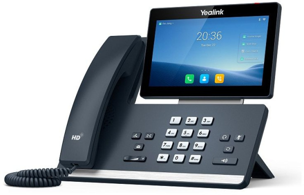 Видеотелефон YEALINK SIP-T58W, Цветной сенсорный экран, Android, WiFi, Bluetooth, GigE, без CAM50, б низкие цены купить в Тюмени