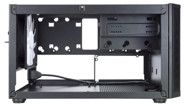 Корпус Fractal Design Core 500 черный без БП miniITX 2x120mm 2x140mm 2xUSB3.0 audio bott PSU низкие цены купить в Тюмени