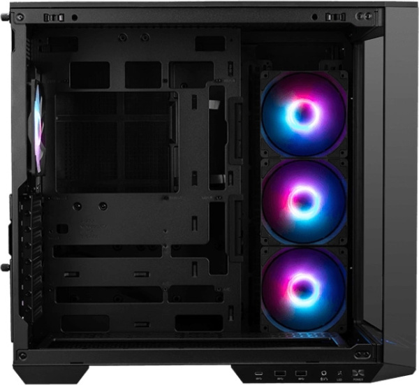 Корпус MSI MAG Pano 100R PZ черный без БП ATX 6x120mm 7x140mm 2xUSB3.0 audio AirDuct bott PSU низкие цены купить в Тюмени