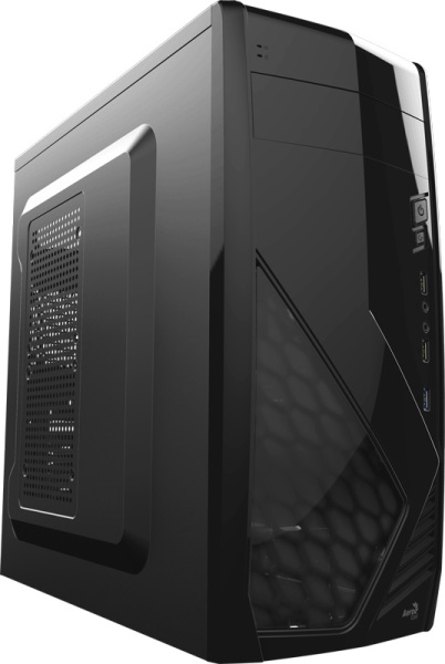 Корпус Aerocool CS-1102 черный без БП ATX 1x80mm 1x92mm 3x120mm 2xUSB2.0 1xUSB3.0 audio низкие цены купить в Тюмени