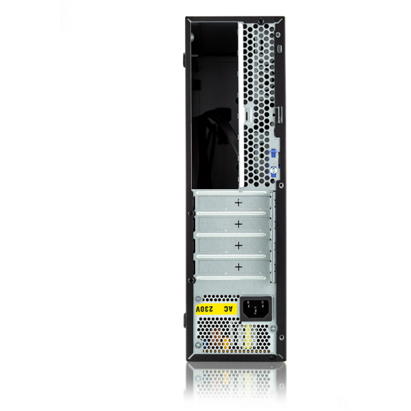 Корпус с блоком питания 300Вт. Корпус с блоком питания 300Вт./ Foxline FL-1001 mATX case, black, w/P низкие цены купить в Тюмени