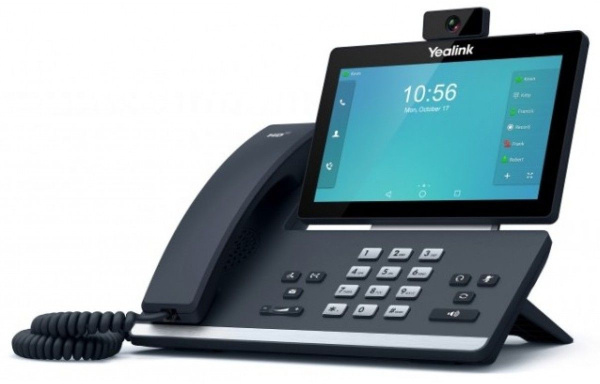 Видеотелефон YEALINK SIP-T58W, Цветной сенсорный экран, Android, WiFi, Bluetooth, GigE, без CAM50, б низкие цены купить в Тюмени