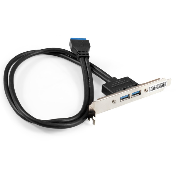 Exegate EX298295RUS Планка портов в корпус 2xUSB3.0 ExeGate BrctUSB3-2A (USB 3.0 20pin (IDC 20pin F) низкие цены купить в Тюмени