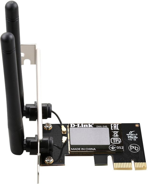 Сетевой адаптер Wi-Fi D-Link DWA-548 N300 PCI Express (ант.внеш.несъем.) 2ант. низкие цены купить в Тюмени