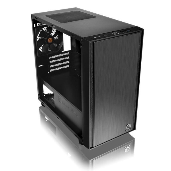 Корпус Thermaltake Versa H17 черный без БП mATX 2xUSB2.0 1xUSB3.0 audio bott PSU низкие цены купить в Тюмени