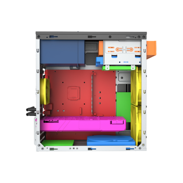 Корпус MINITOWER MATX 450W FL-702-FZ450-U32 FOXLINE низкие цены купить в Тюмени