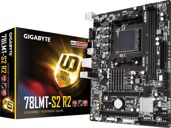 Материнская плата Gigabyte GA-78LMT-S2 R2 низкие цены купить в Тюмени