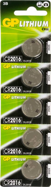 Батарея GP CR2016 низкие цены купить в Тюмени