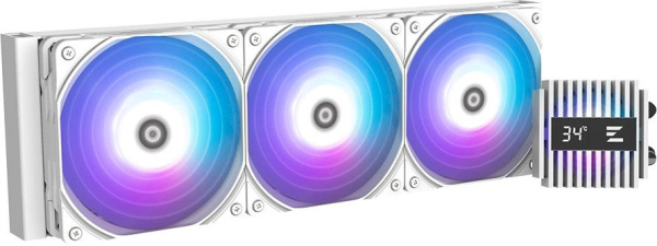 Система водяного охлаждения Zalman Alpha2 A36 ARGB Soc-AM5/AM4/1151/1200/2066/2011/1700 белый 4-pin  низкие цены купить в Тюмени