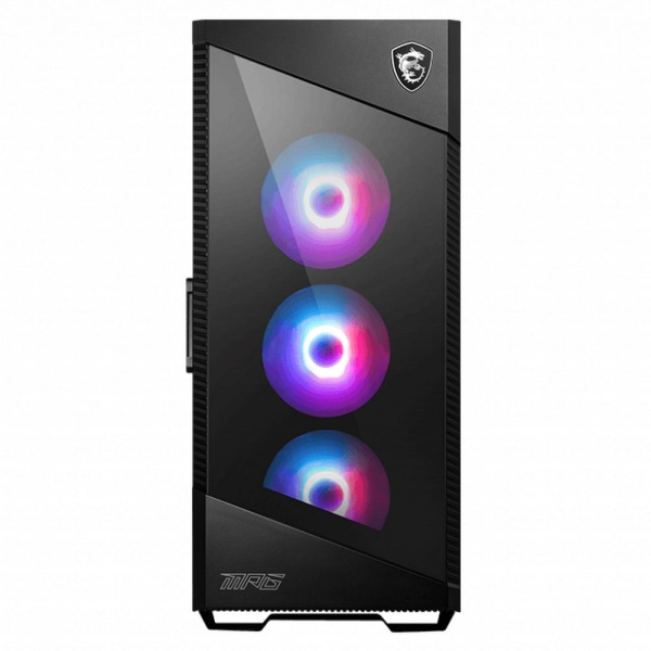 Корпус MSI MPG VELOX 100R черный без БП E-ATX 9x120mm 4x140mm 2xUSB3.1 audio AirDuct bott PSU низкие цены купить в Тюмени