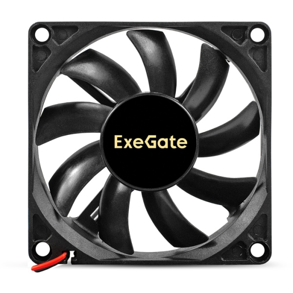 Exegate EX295236RUS Вентилятор 12В DC ExeGate ExtraSilent ES08015B2P (80x80x15 мм, 2-Ball (двойной ш низкие цены купить в Тюмени