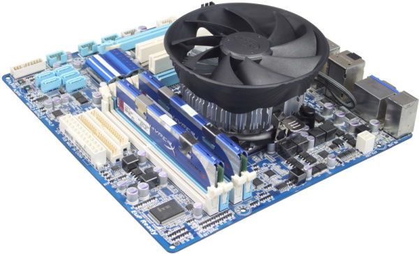 Устройство охлаждения(кулер) Deepcool GAMMA HUNTER Soc-AM4/AM3+/1150/1151/1200 3-pin 21dB Al 95W 252 низкие цены купить в Тюмени