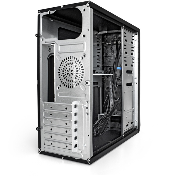 Exegate EX283214RUS Корпус Miditower ExeGate CP-603UB Black, ATX, <без БП>, 2*USB+2*USB3.0, Audio, з низкие цены купить в Тюмени