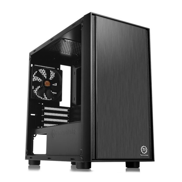 Корпус Thermaltake Versa H17 черный без БП mATX 2xUSB2.0 1xUSB3.0 audio bott PSU низкие цены купить в Тюмени