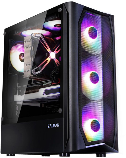 Корпус Zalman N4 REV.1 черный без БП ATX 8x120mm 3x140mm 2x180mm 2xUSB2.0 1xUSB3.0 audio bott PSU низкие цены купить в Тюмени