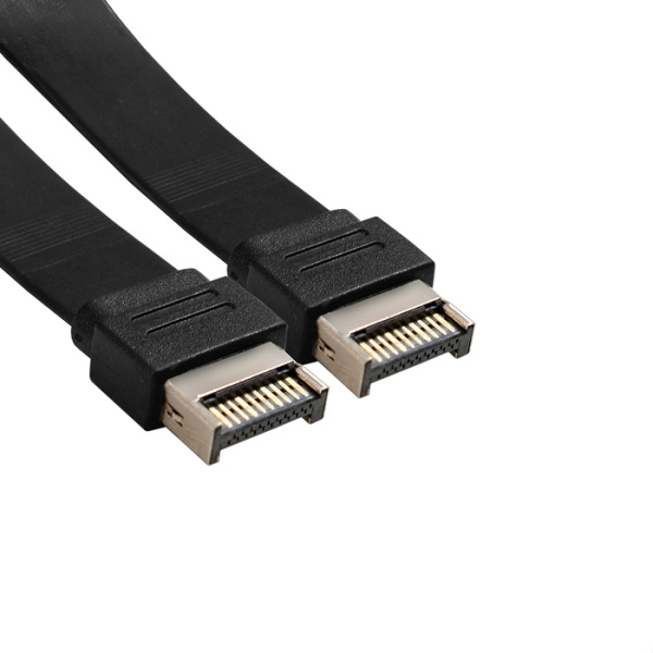 Exegate EX298297RUS Планка портов в корпус 2xType-C SuperSpeed+ ExeGate BrctUSB32E-2C (USB3.2 Gen2 2 низкие цены купить в Тюмени