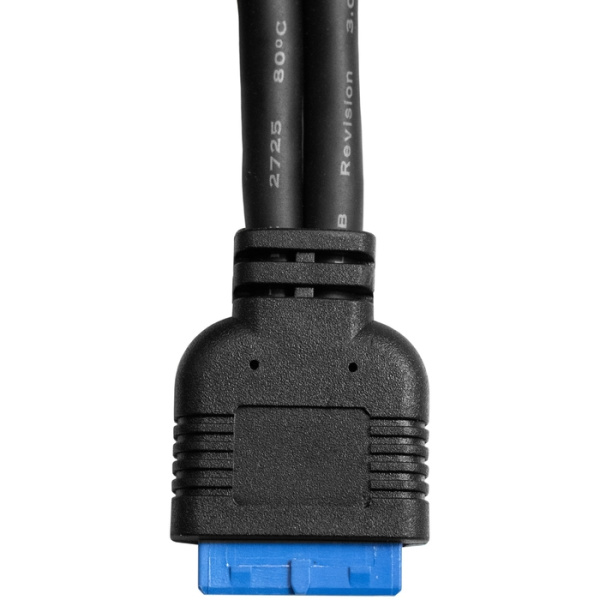 Exegate EX298295RUS Планка портов в корпус 2xUSB3.0 ExeGate BrctUSB3-2A (USB 3.0 20pin (IDC 20pin F) низкие цены купить в Тюмени