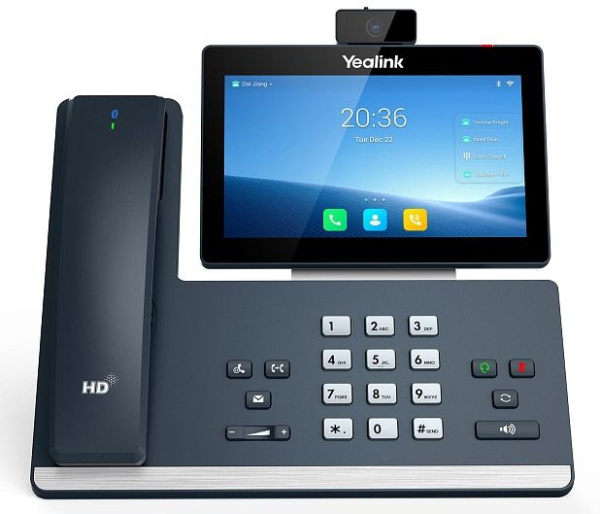 Видеотелефон YEALINK SIP-T58W Pro with camera,Цветной сенсорный экран,Android, WiFi, Bluetooth трубк низкие цены купить в Тюмени